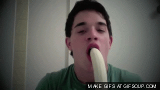 A self-service blowjob (autofellatio)